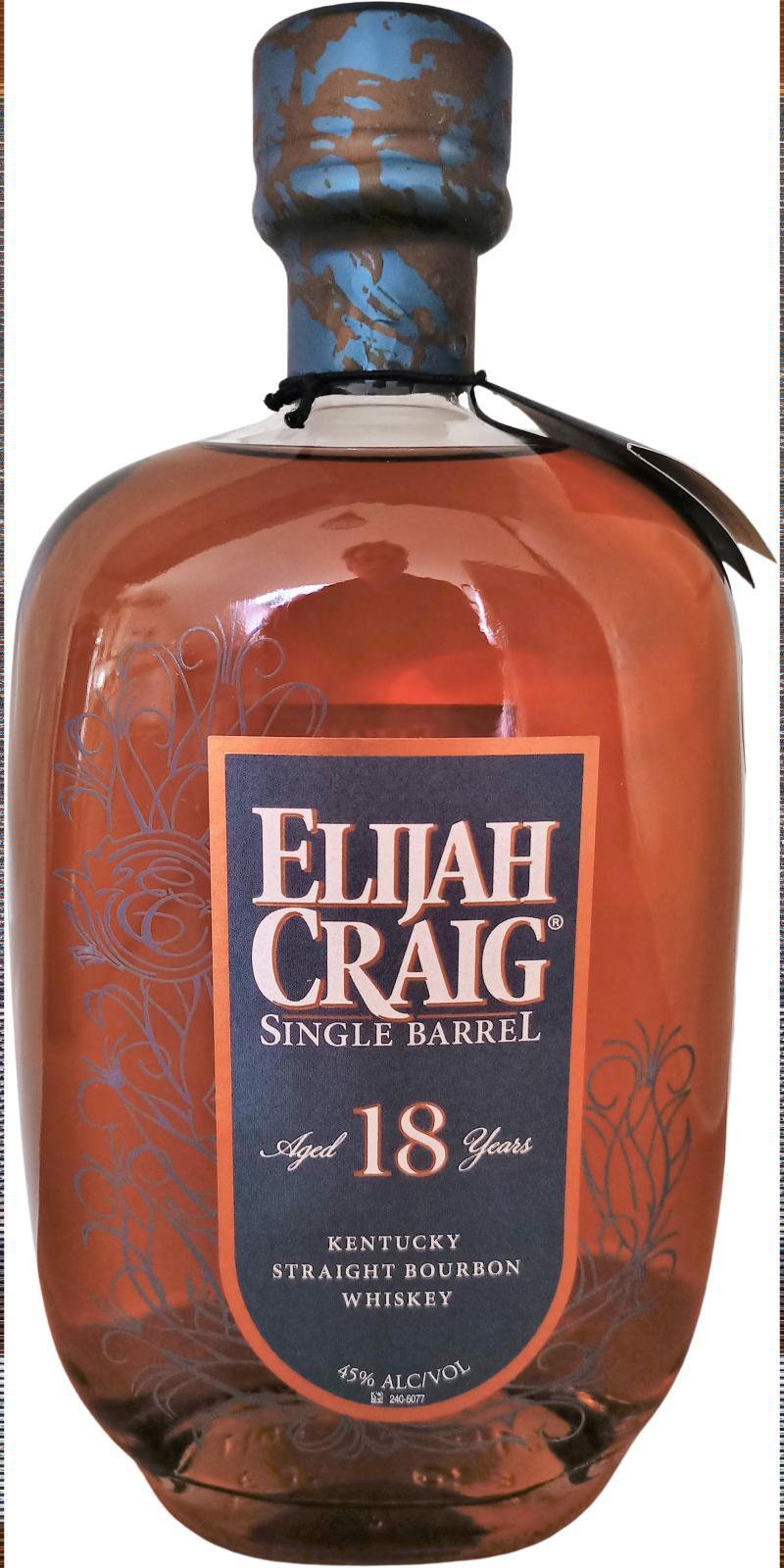 Elijah Craig 18-year-old  Single Barrel
