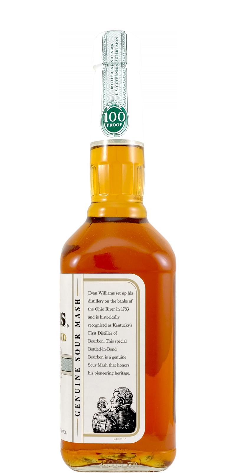 Evan Williams Bottled-In-Bond  White Label