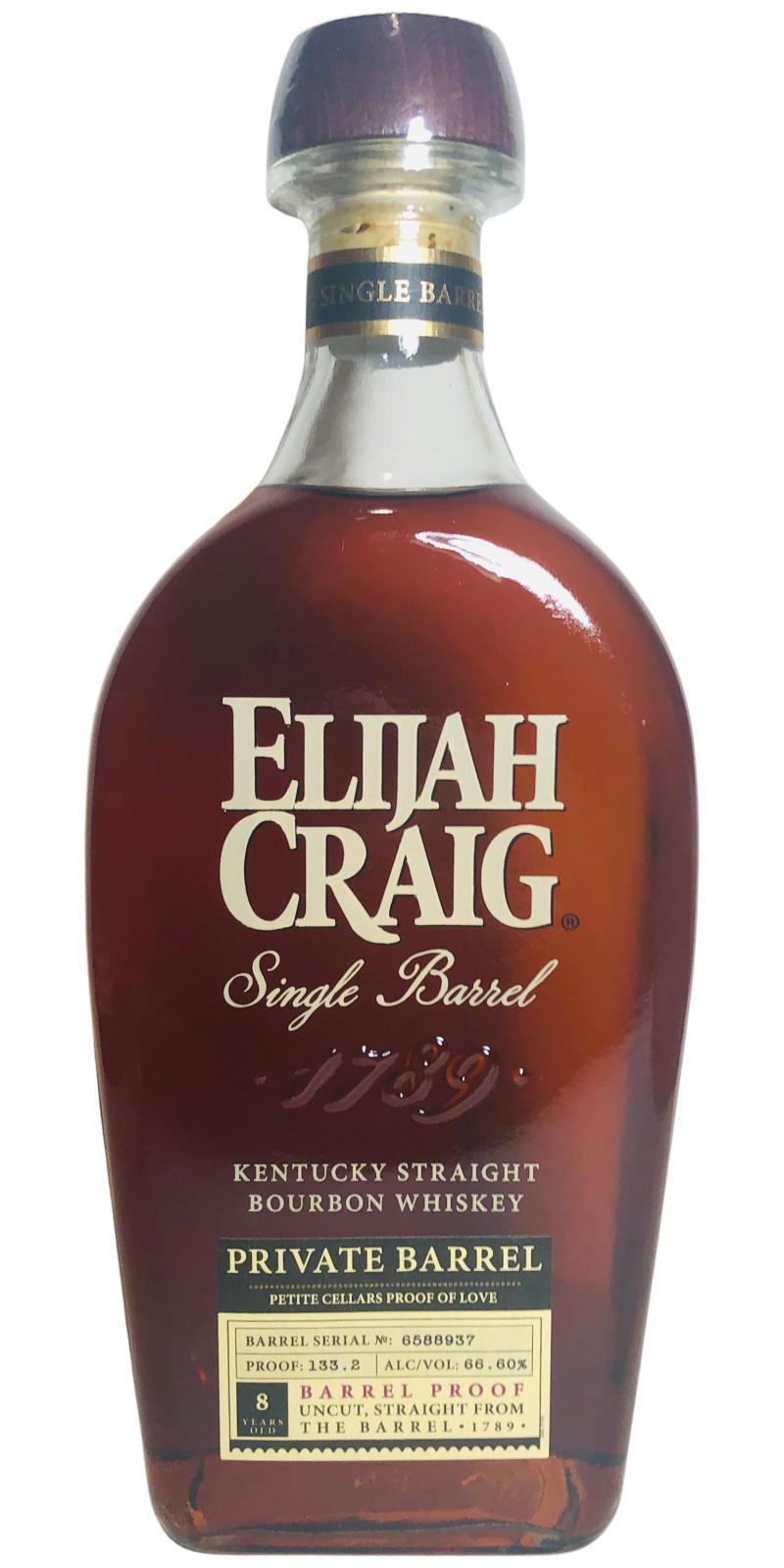 Elijah Craig 08-year-old  Private Barrel