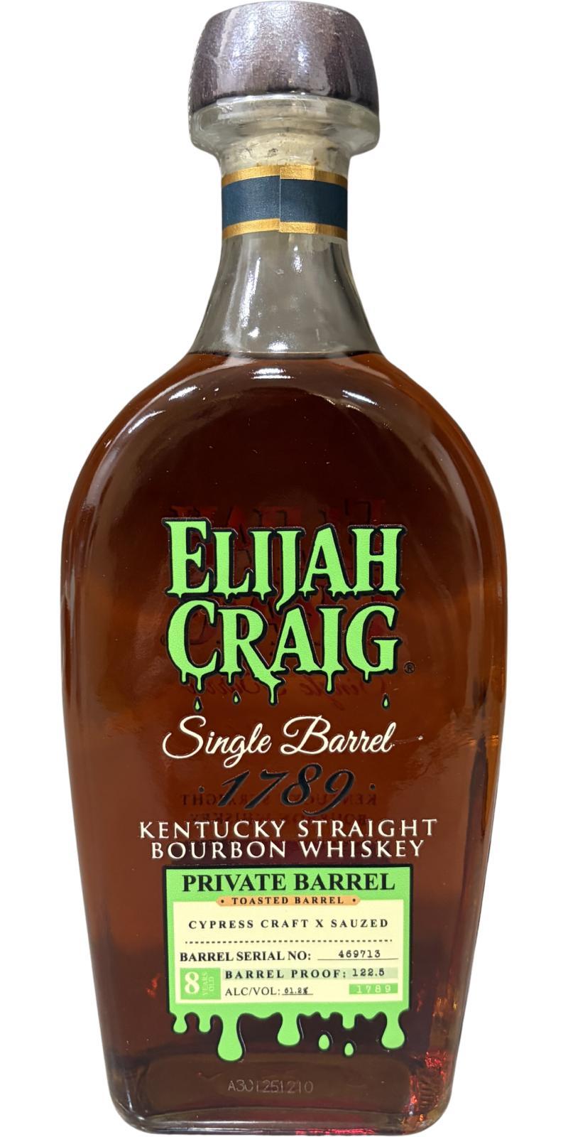 Elijah Craig 08-year-old  Private Barrel - Toasted Barrel