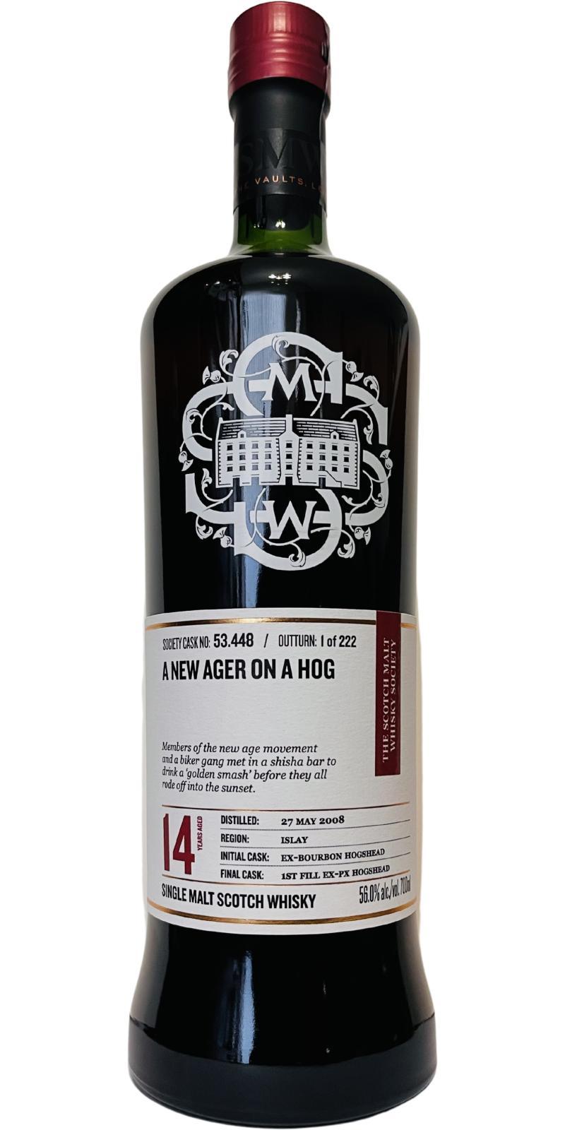 Caol Ila 2008 SMWS 53.448 A New Ager on a Hog