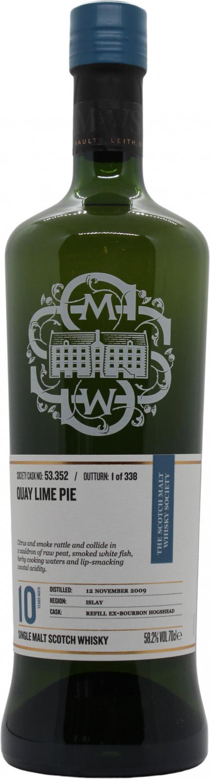 Caol Ila 2009 SMWS 53.352 Quay lime pie