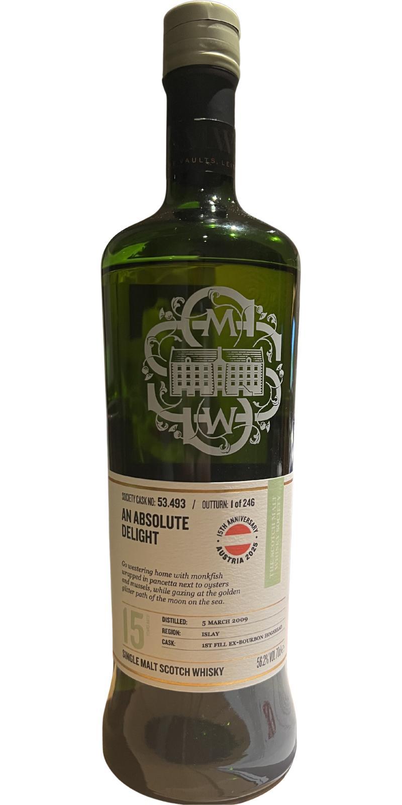 Caol Ila 2009 SMWS 53.493 An absolute delight