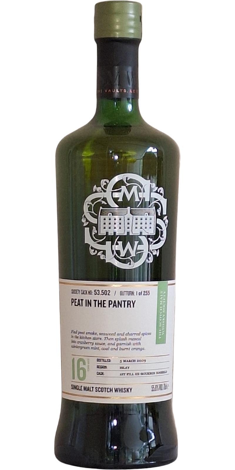 Caol Ila 2009 SMWS 53.502 Peat in the pantry
