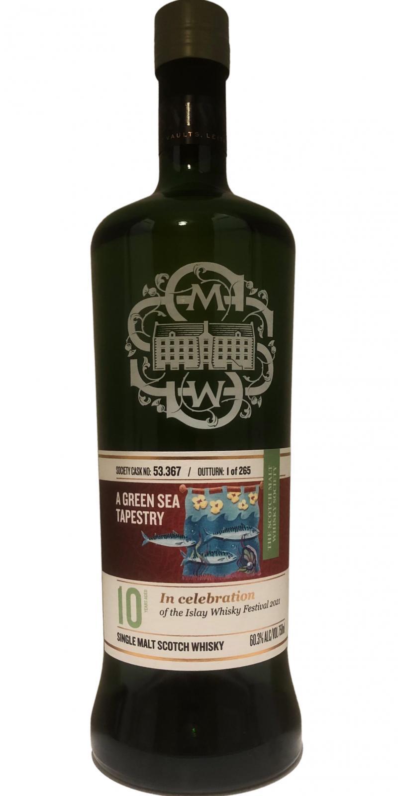 Caol Ila 2010 SMWS 53.367 A green sea tapestry