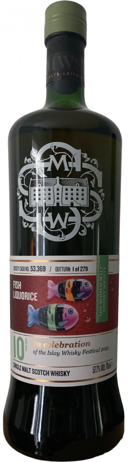 Caol Ila 2010 SMWS 53.369 Fish liquorice