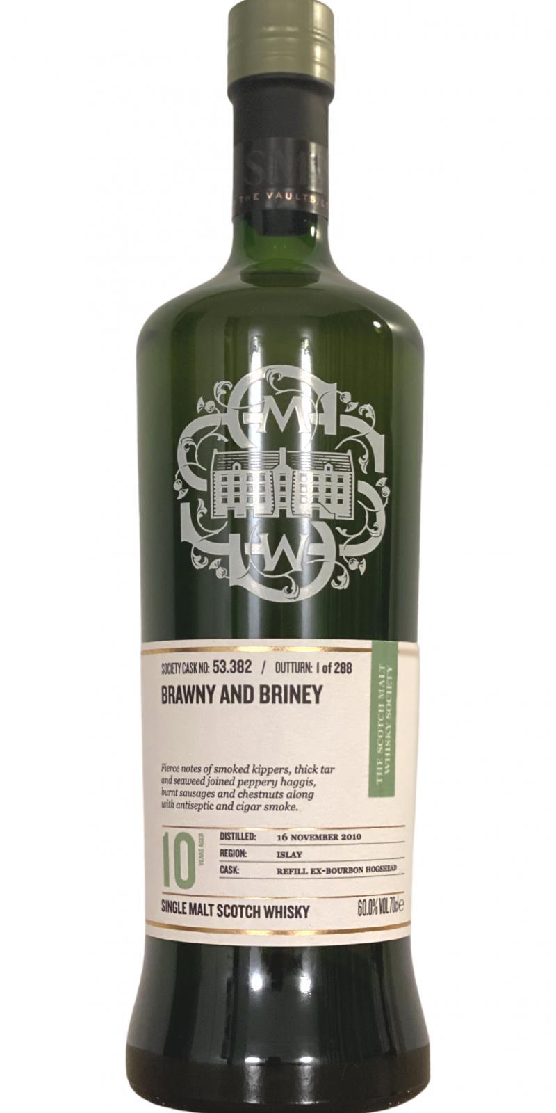 Caol Ila 2010 SMWS 53.382 Brawny And Briney