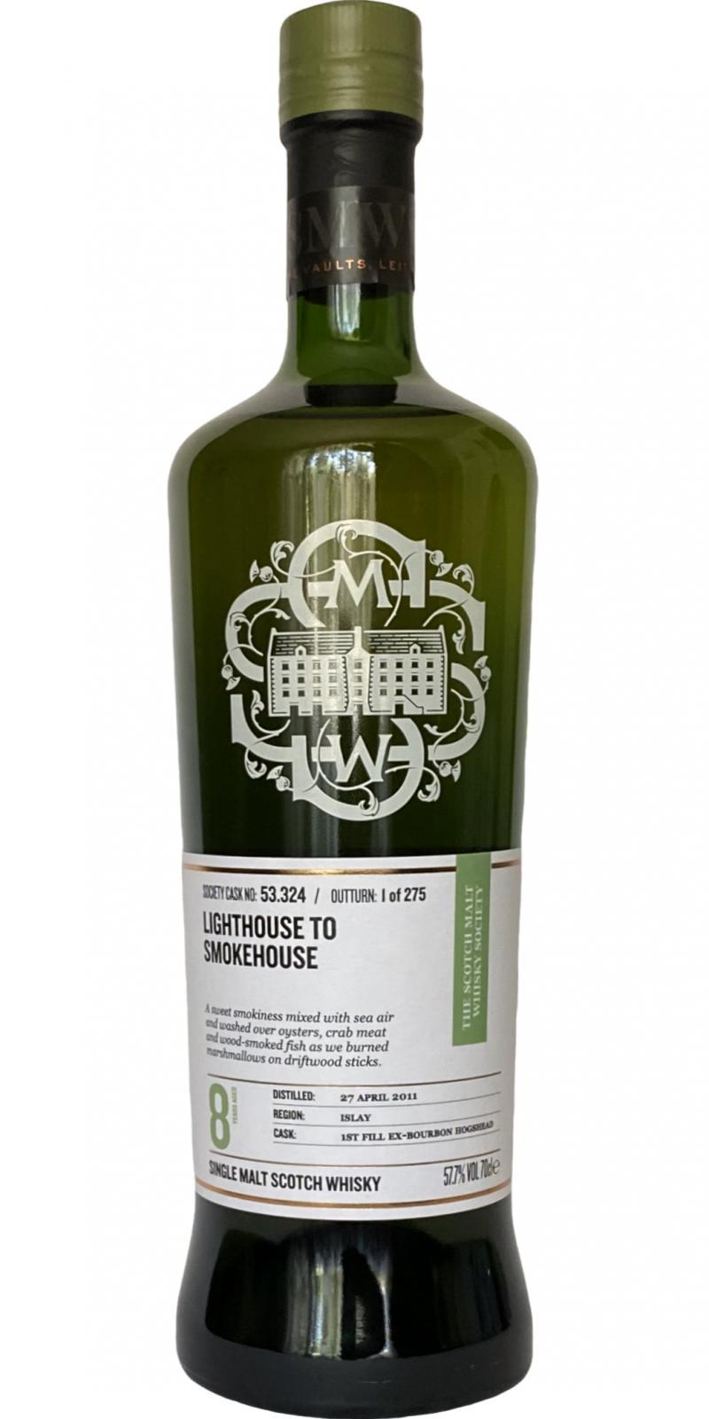 Caol Ila 2011 SMWS 53.324 Lighthouse to smokehouse