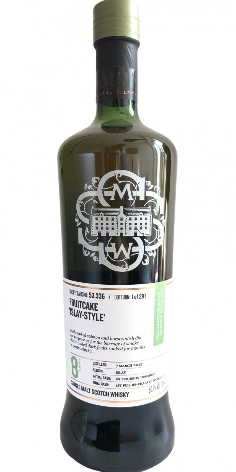 Caol Ila 2012 SMWS 53.336 Fruitcake ‘Islay-style’