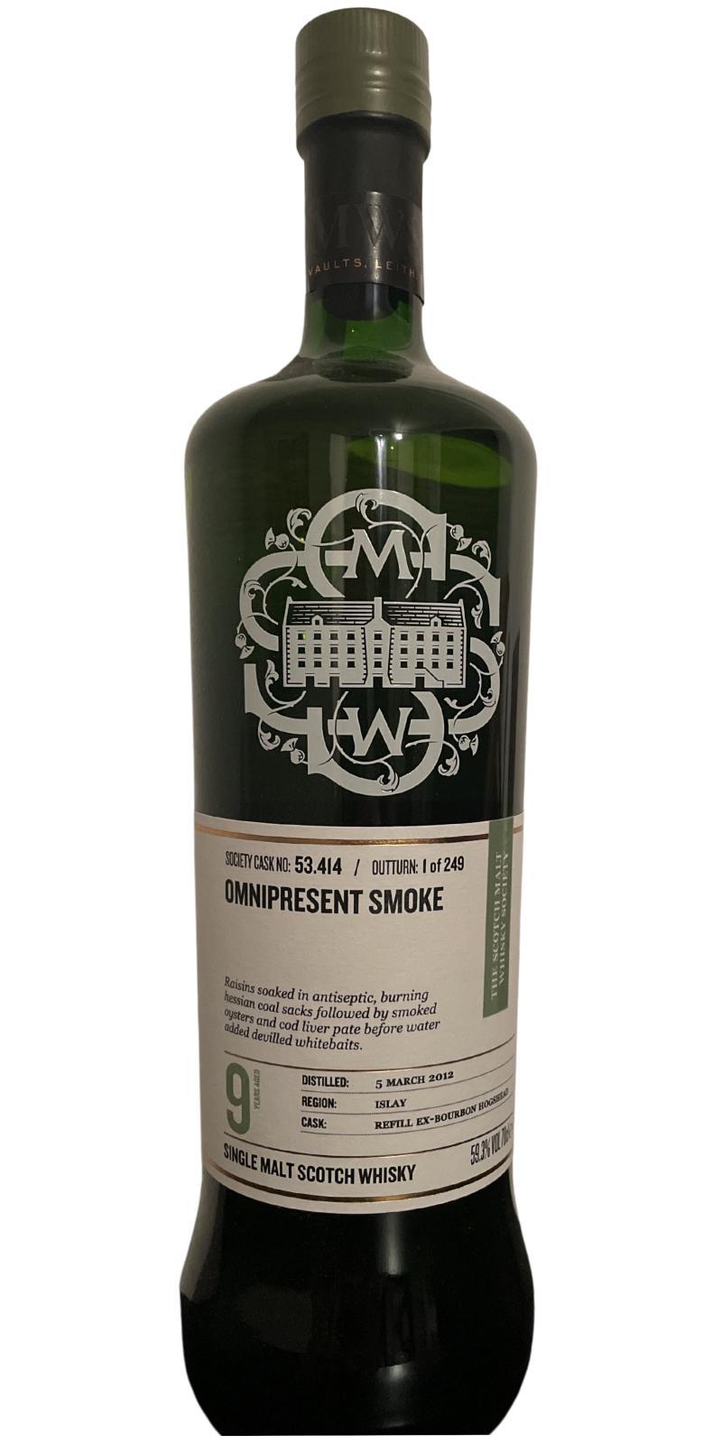 Caol Ila 2012 SMWS 53.414 Omnipresent smoke