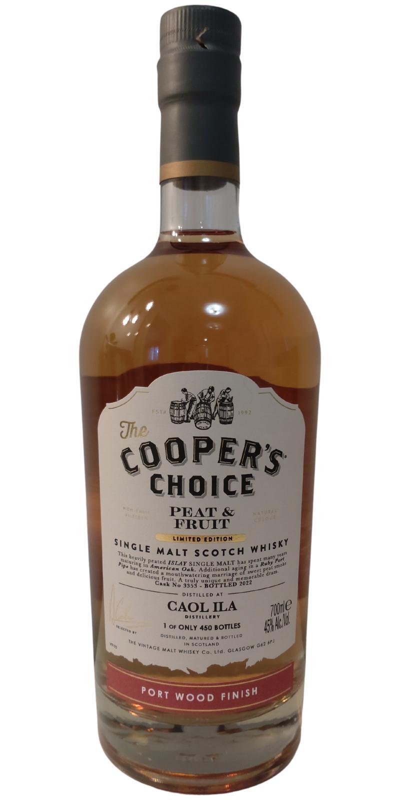Caol Ila Peat & Fruit VM The Cooper's Choice