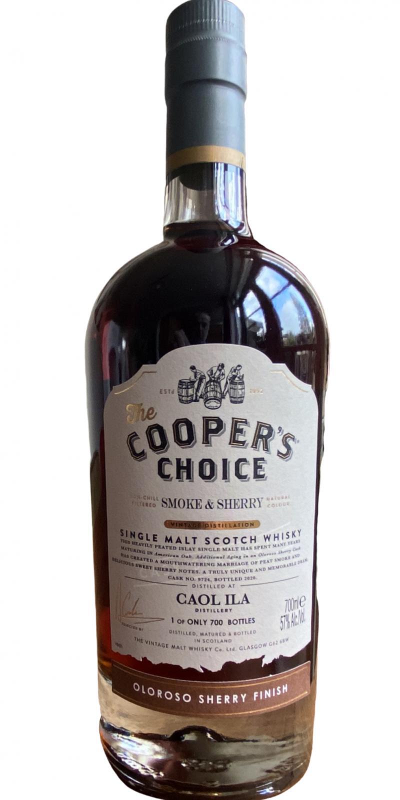 Caol Ila Smoke & Sherry VM The Cooper's Choice