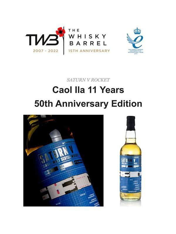 Caol Ila 2010 TWB Saturn V 50th Anniversary Edition