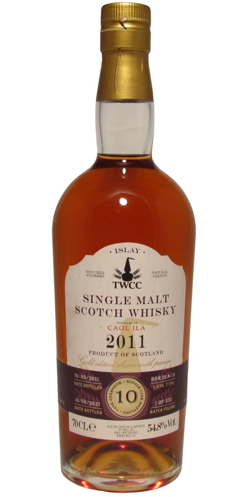 Caol Ila 2011 TWCC