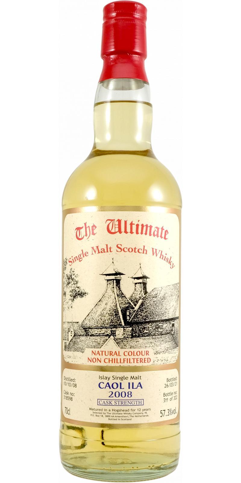 Caol Ila 2008 vW The Ultimate - Cask Strength