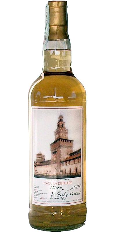 Caol Ila 1990 WH Milano Whisky Festival 2006