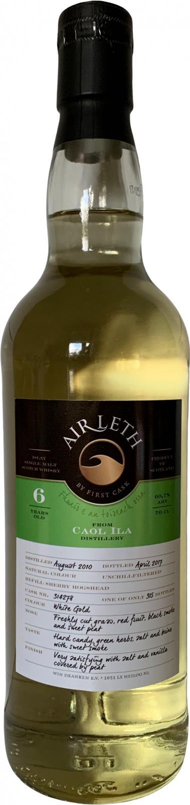 Caol Ila 2010 WIN First Cask - Air Leth