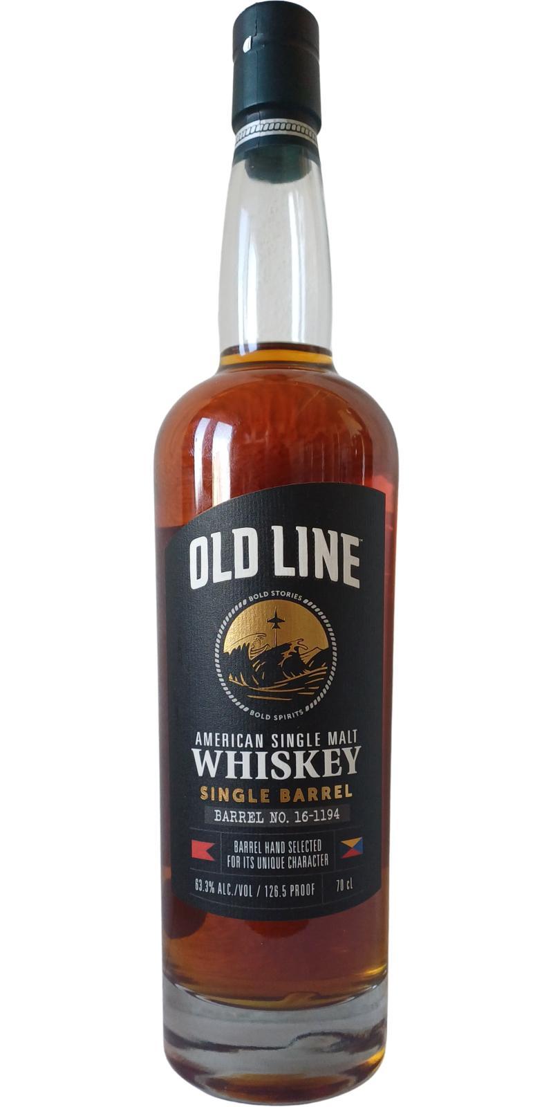 Old Line 2016  Single Barrel