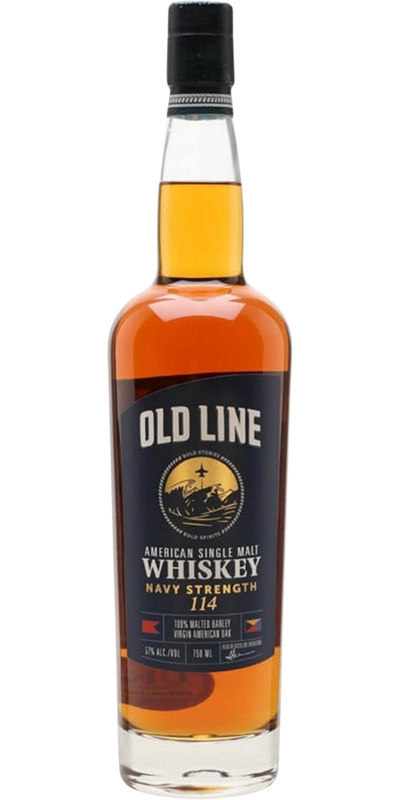 Old Line American Single Malt Whiskey  Navy Strength 114