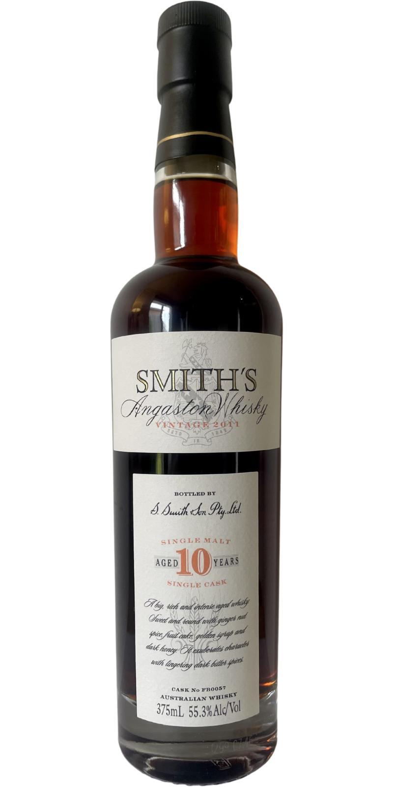 Smith's Angaston Whisky 10-year-old
