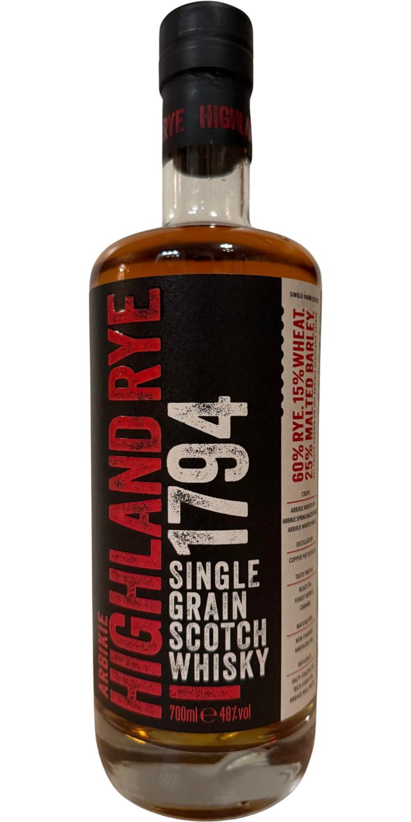 Arbikie Highland Rye
