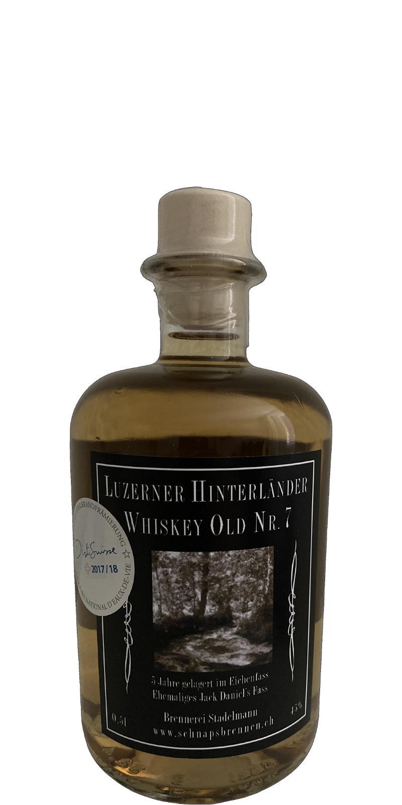Luzerner Hinterländer Whiskey Old Nr. 7