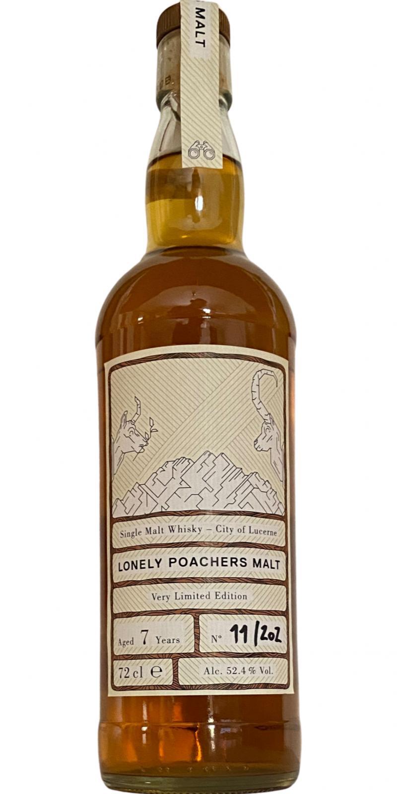 Lonely Poachers Malt 07-year-old City of Lucerne
