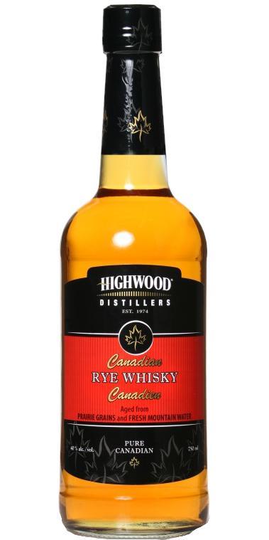 Highwood Distillers Canadian Rye Whisky
