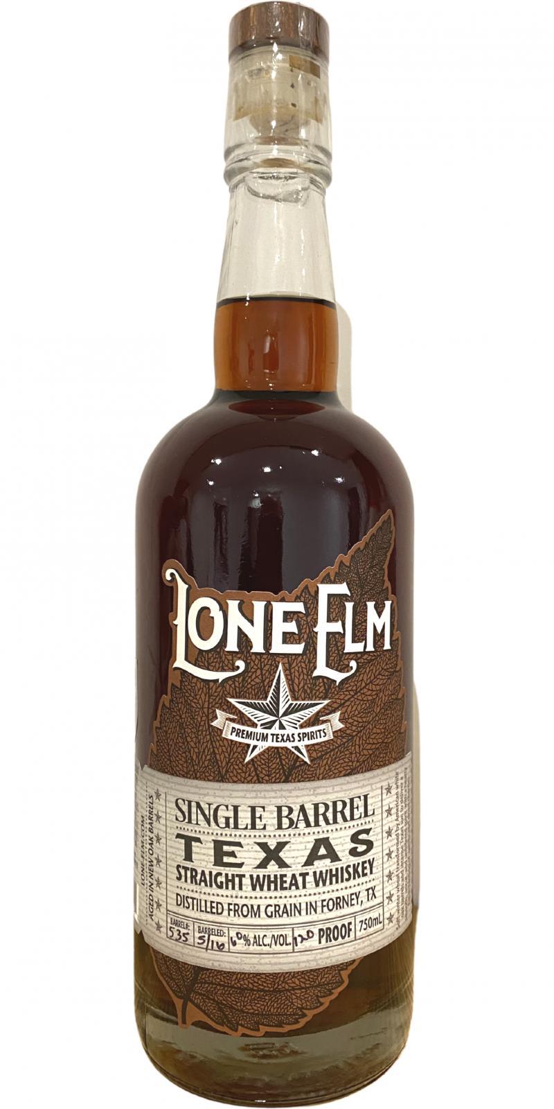 Lone Elm 2016  Single Barrel