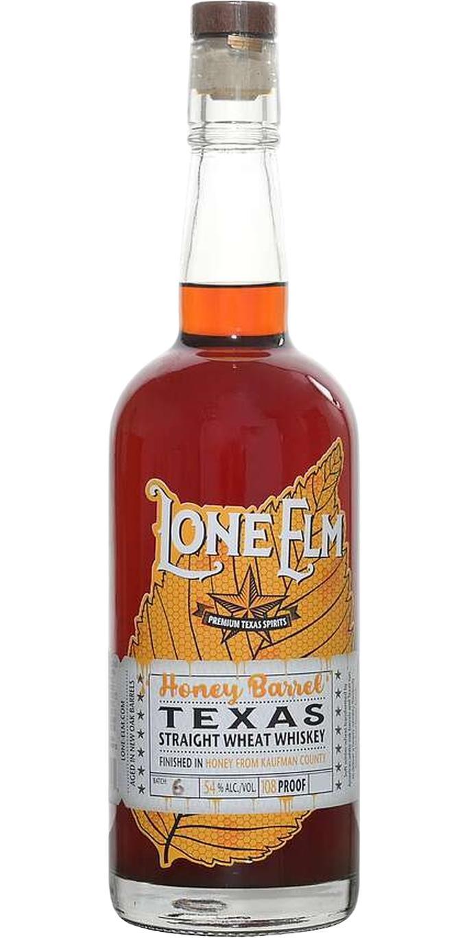 Lone Elm Honey Barrel  Texas Straight Wheat Whiskey