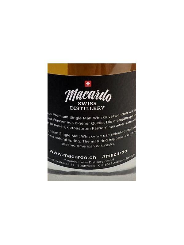 Macardo Bourbon  Swiss Premium Whisky