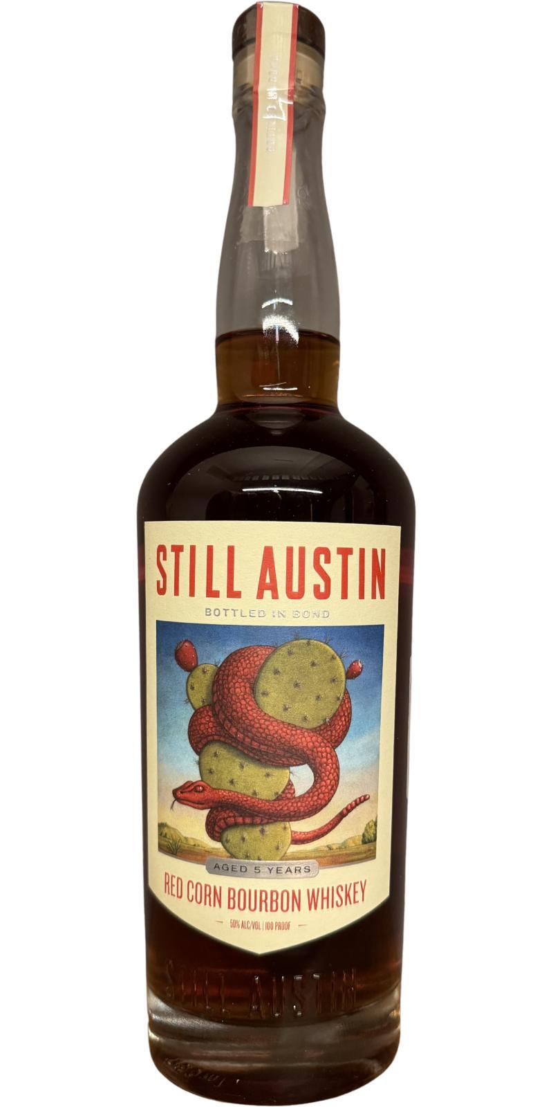 Still Austin 05-year-old  Red Corn Bourbon Whiskey - Bottled In Bond