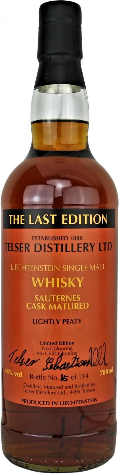 Telser The Last Edition   Limited Edition