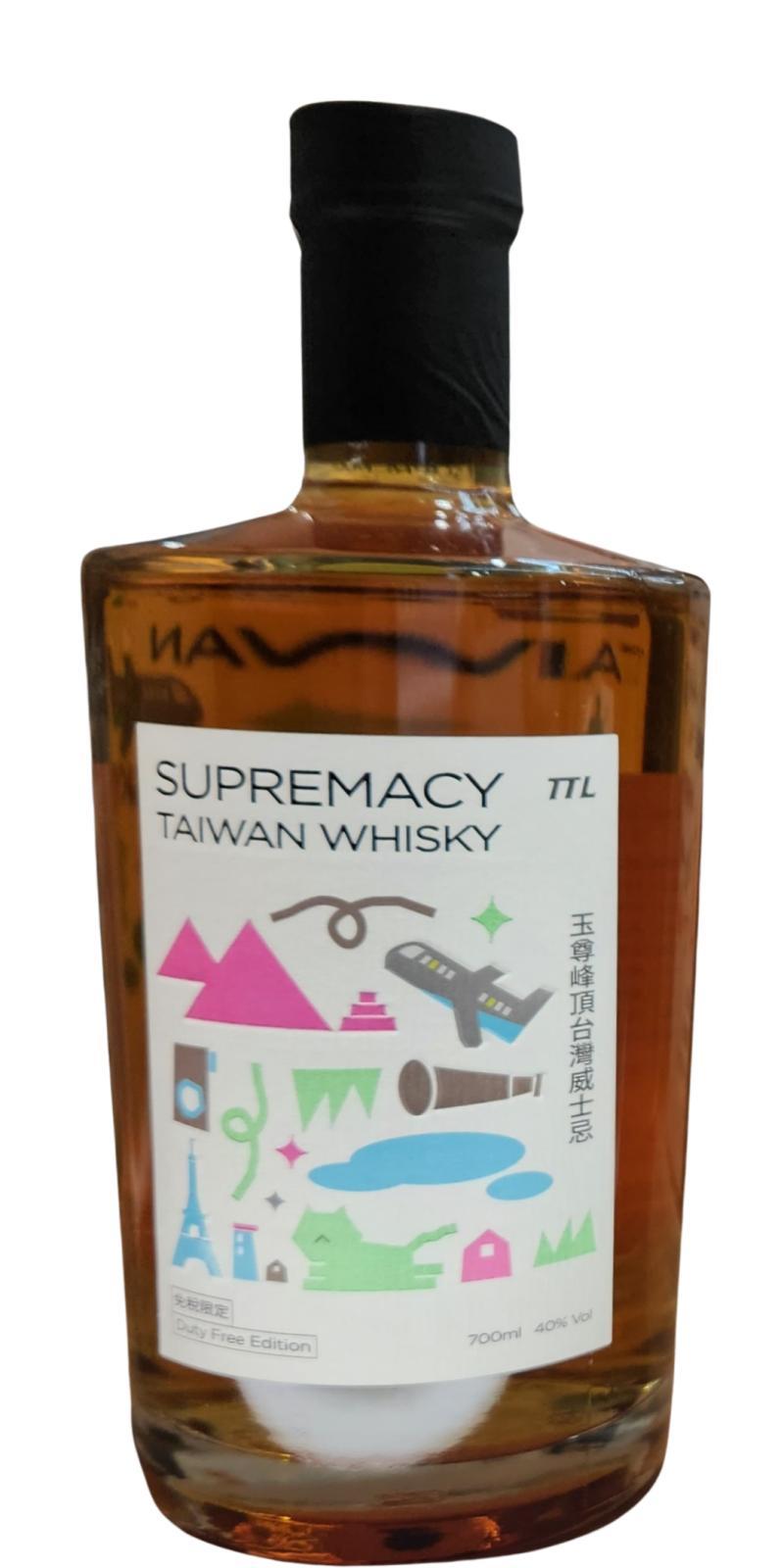 Taichung Supremacy Taiwan Whisky  Duty Free Edition