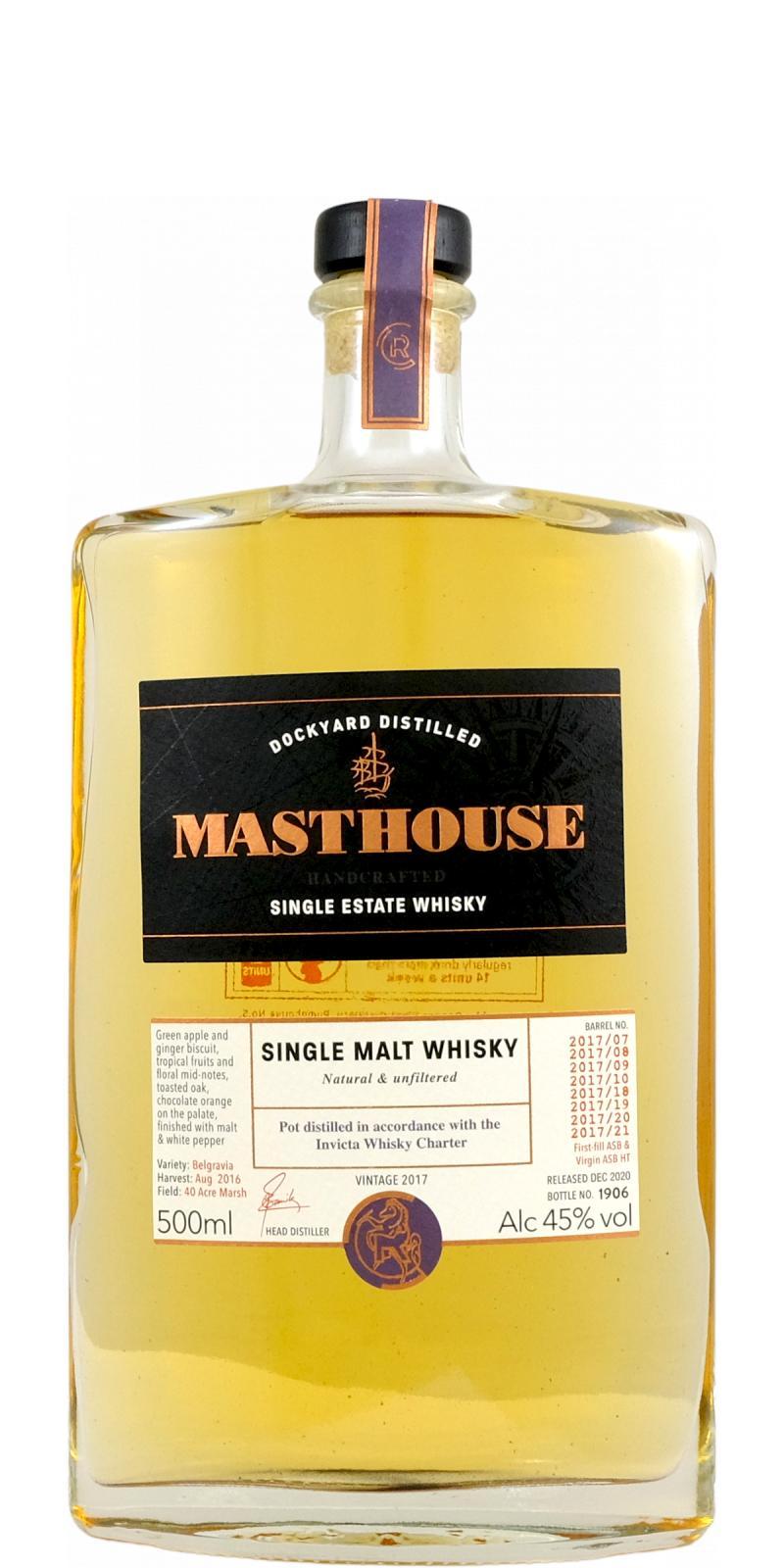 Masthouse 2017  Single Malt Whisky