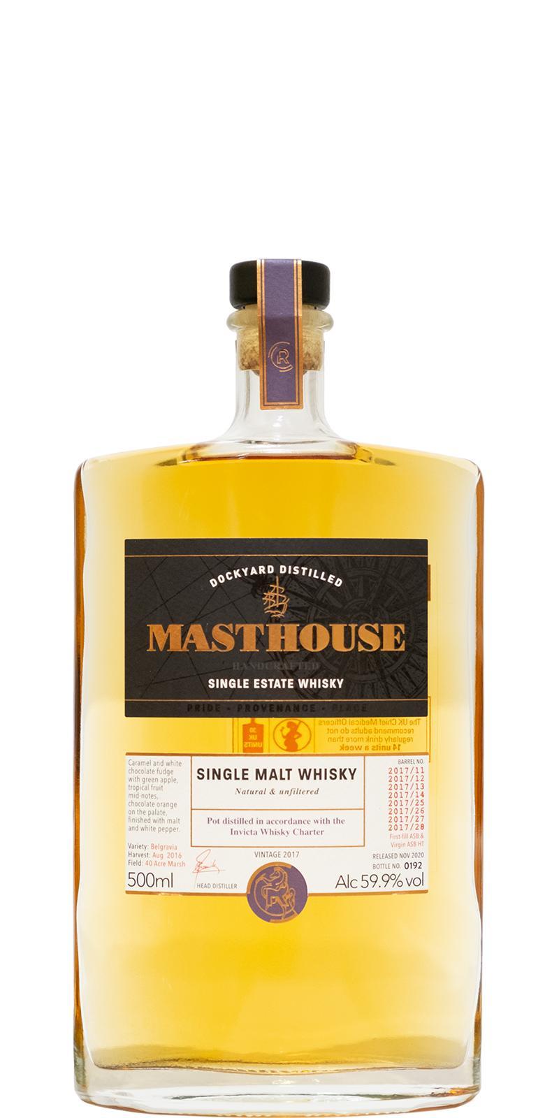 Masthouse 2017  Single Malt Whisky