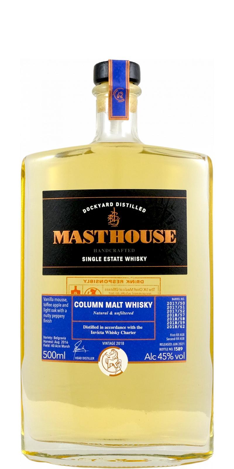 Masthouse 2017/2018  Column Malt Whisky