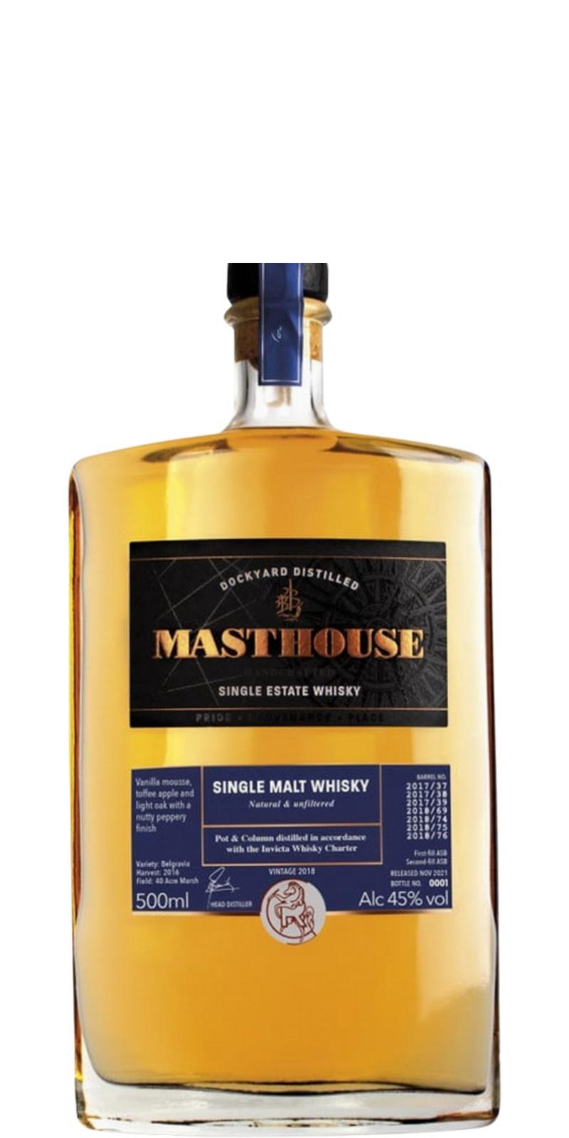 Masthouse 2017/2018  Single Malt Whisky
