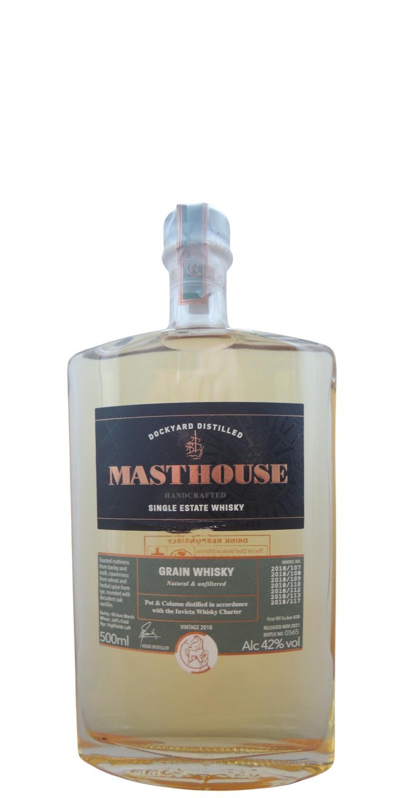 Masthouse 2018  Grain Whisky
