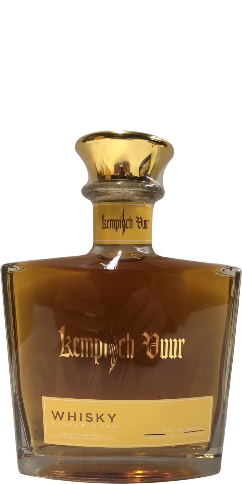 Kempisch Vuur 100% Rye Whisky  Cask Strength