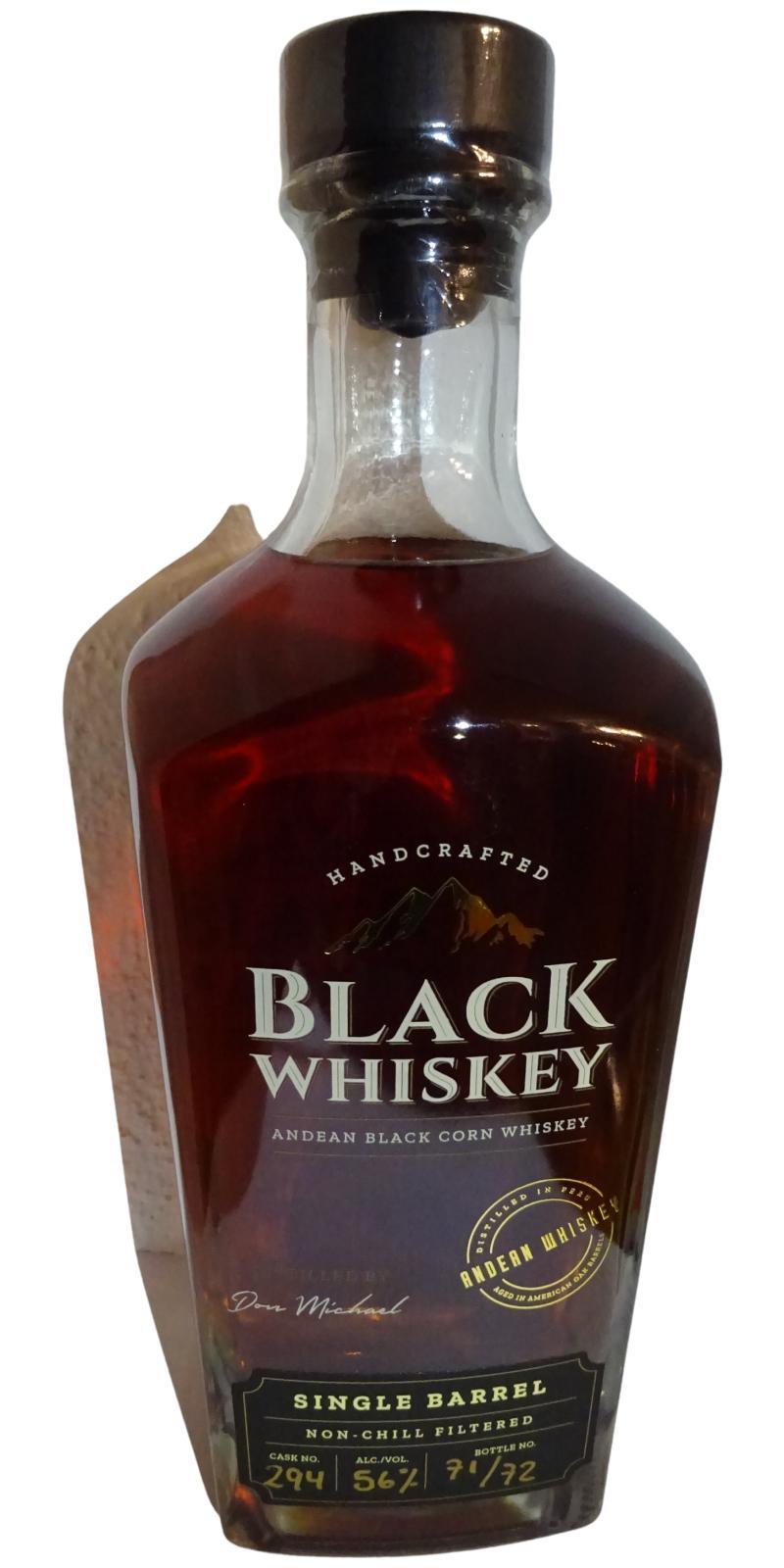 Black Whiskey Single Barrel  Limited Edition