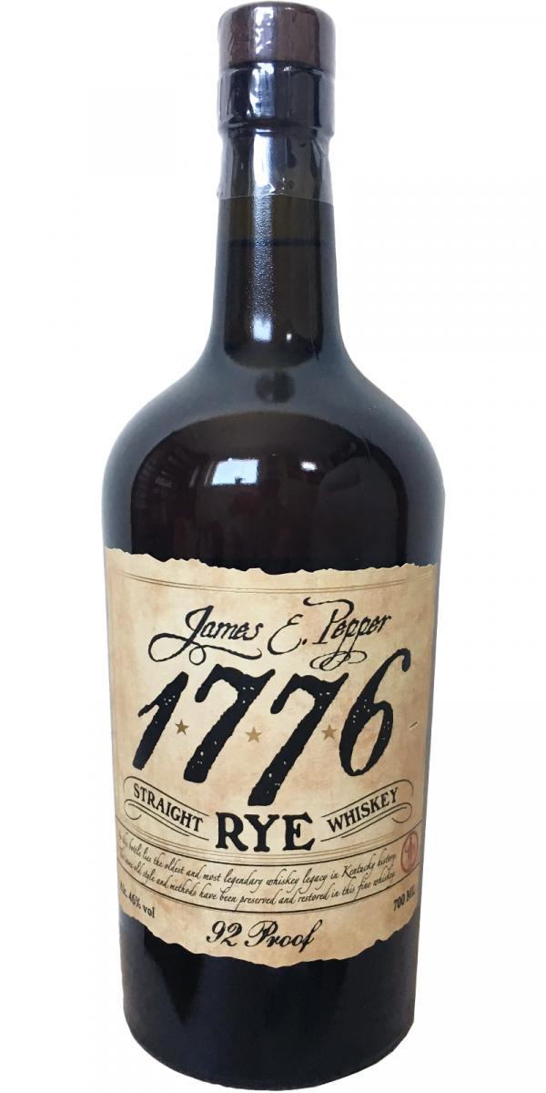 James E. Pepper 1776 Straight Rye Whiskey