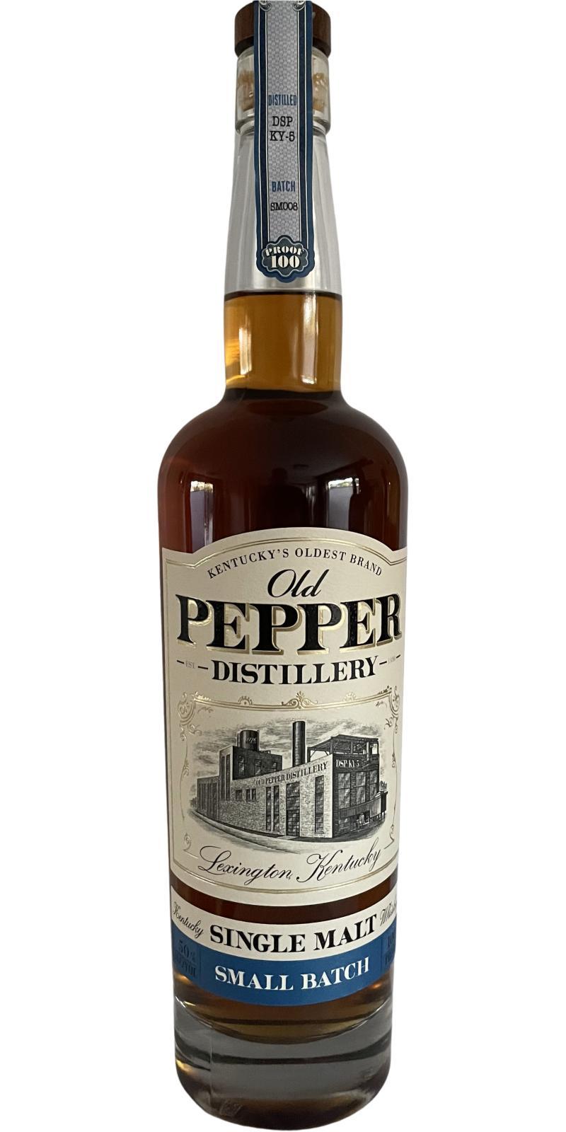Old Pepper Single Malt  Small Batch