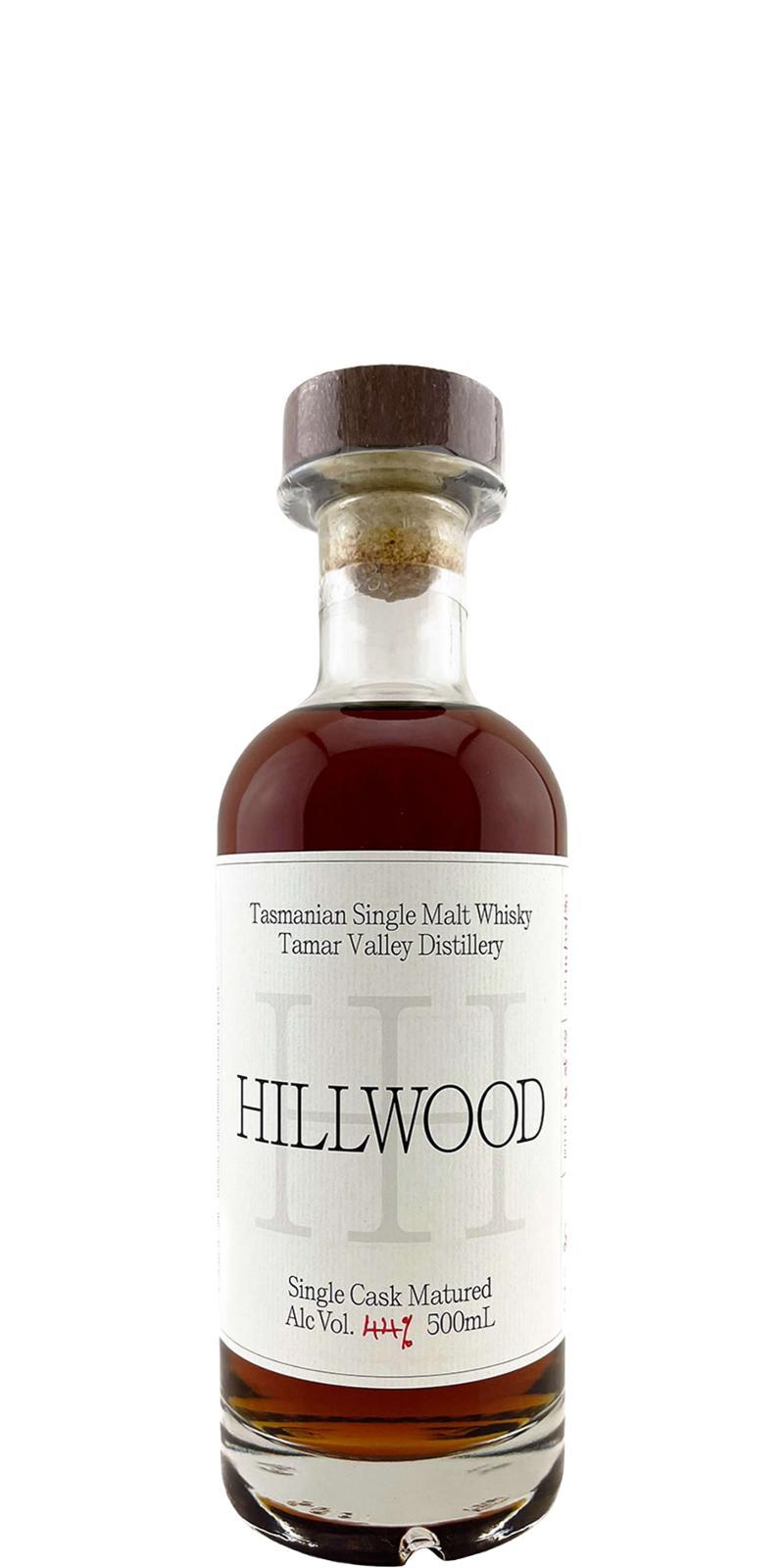 Hillwood Single Cask Matured  Tasmanian Single Malt Whisky