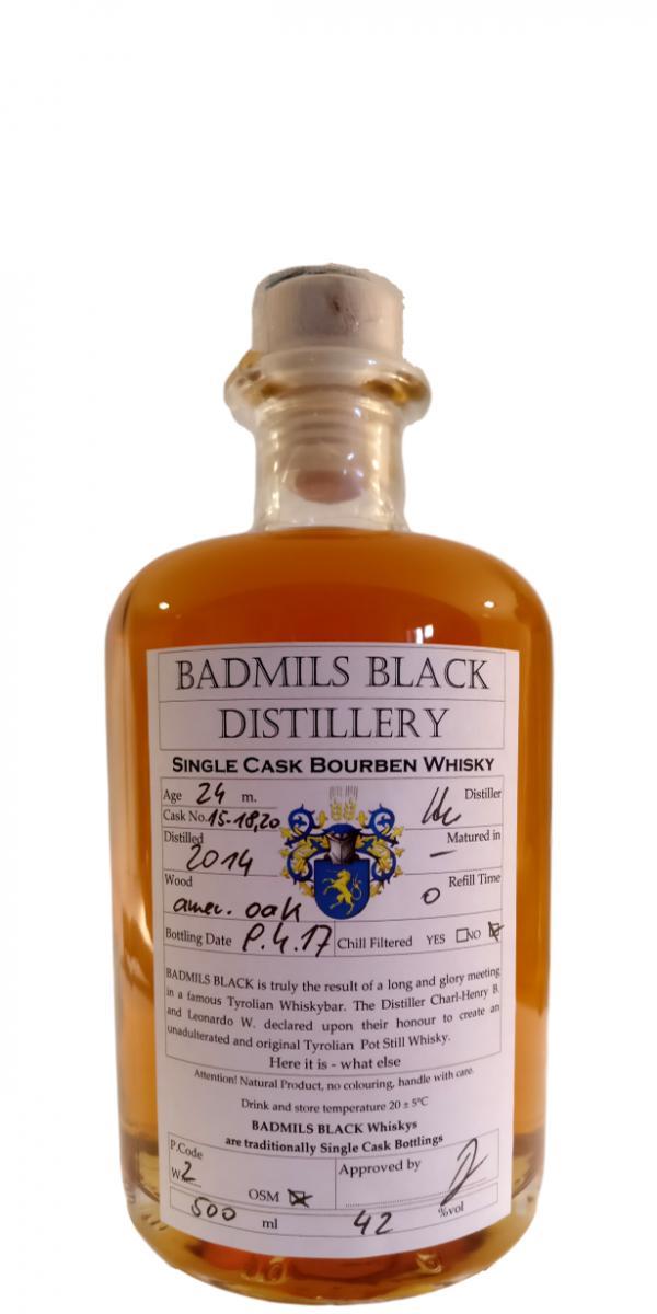 Badmils Black 02-year-old  Single Cask Bourben Whisky