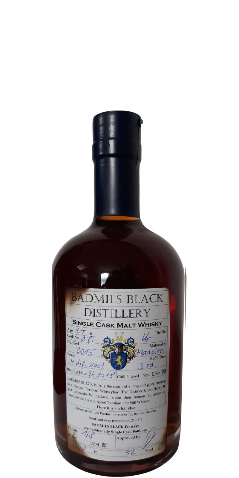 Badmils Black 2015  Madeira