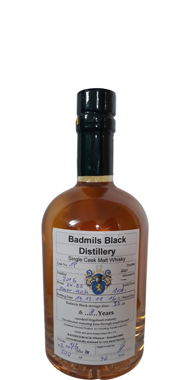 Badmils Black 2016  Bourbon