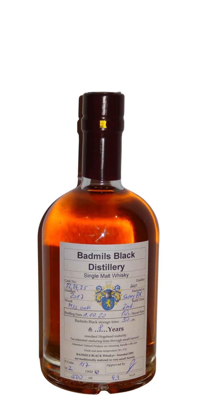 Badmils Black 2017  Sherry PX