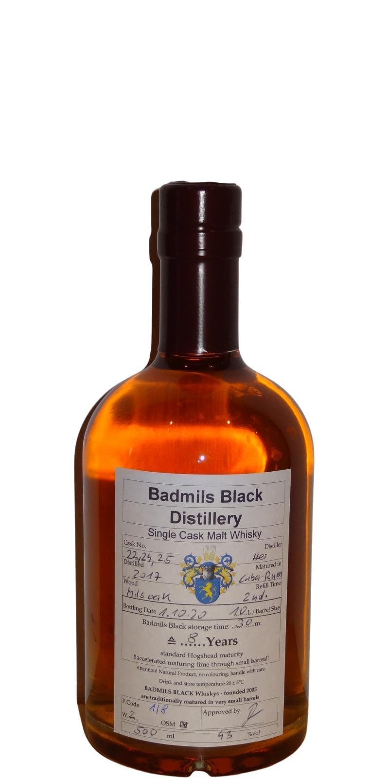 Badmils Black 2017  Cuba-Rum