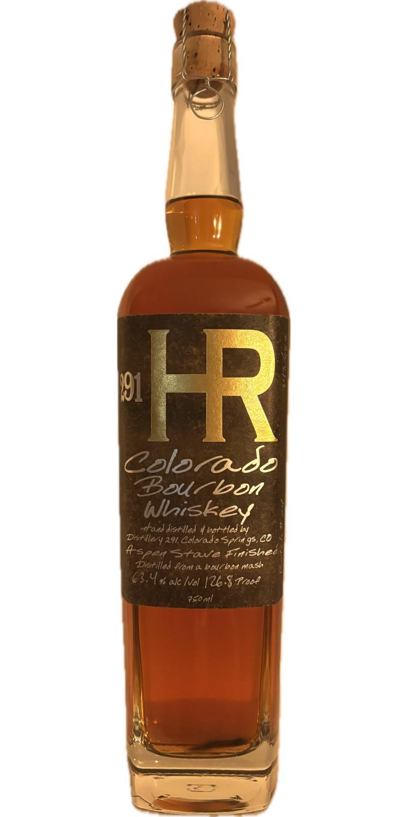 Distillery 291 HR  Aspen Stave Finished